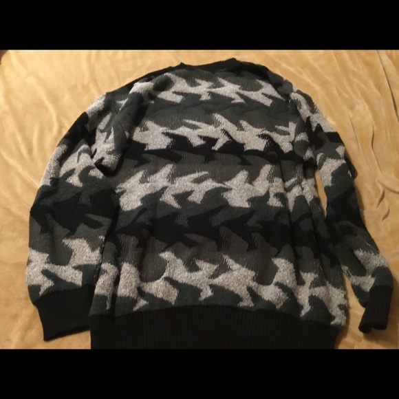 MONO Marco Mens Black multicolored Sweater XL/TG - Picture 5 of 6